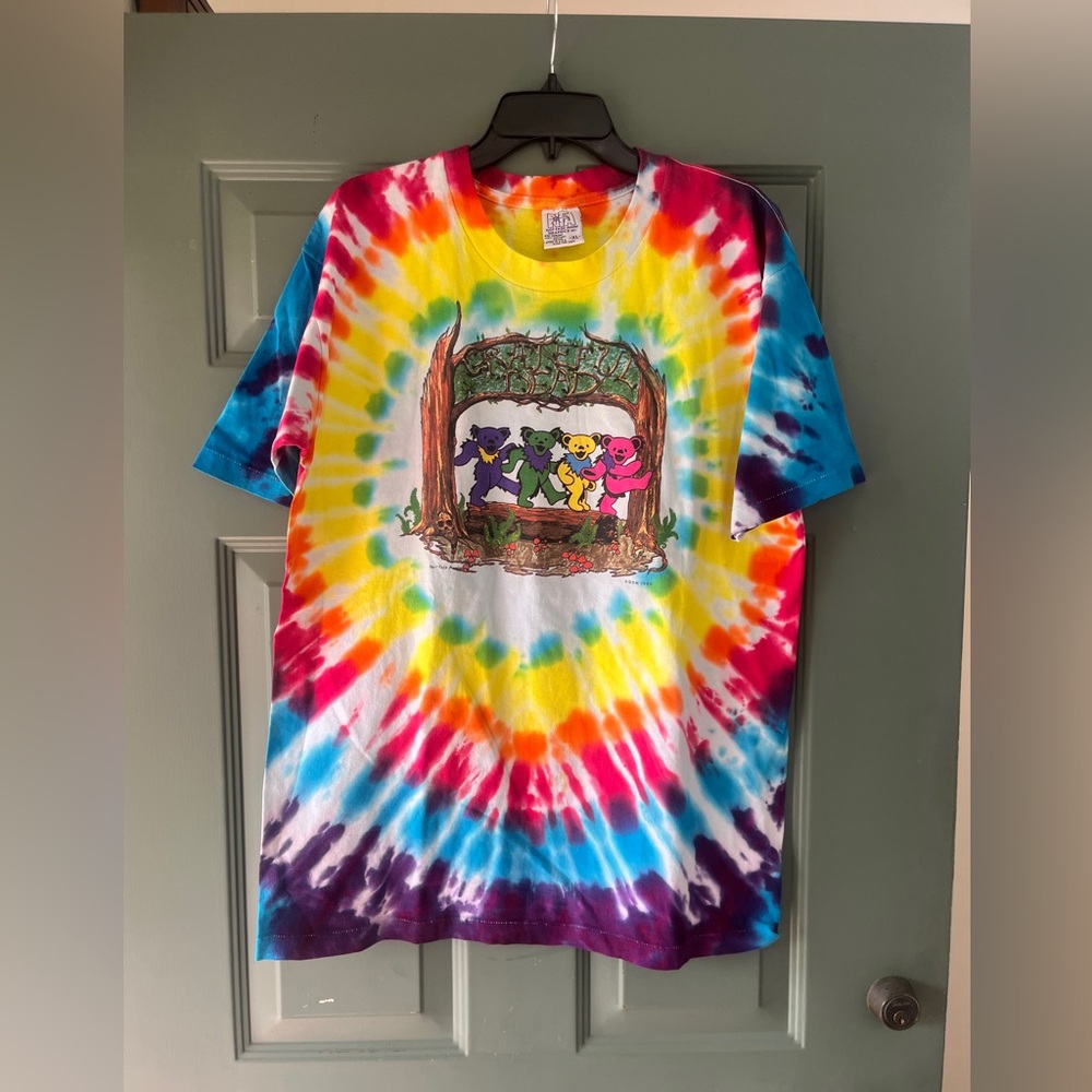 Vintage, 1990 Grateful Dead, 25 year Anniversary tie dye Tshirt